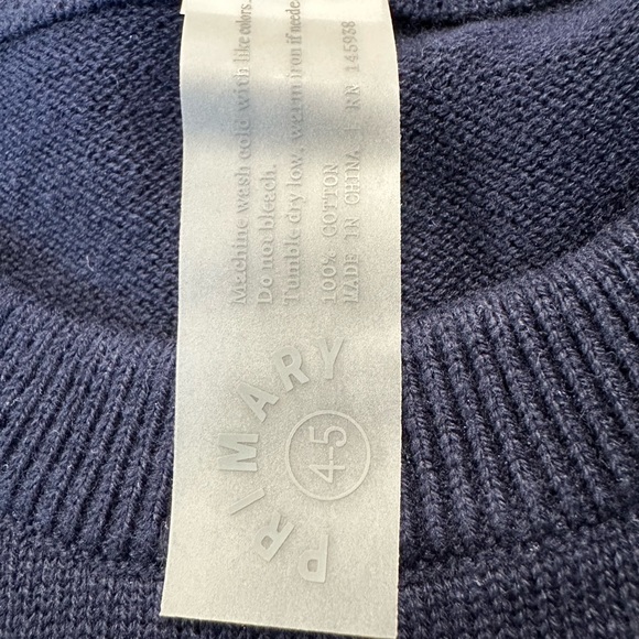 Navy crew neck sweater size 4 - Picture 3 of 3